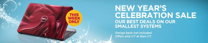 New year's celebration sale. Our best deals on our smallest systems.