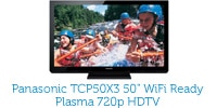Panasonic TCP50X3 50-inch WiFi Ready Plasma 720p HDTV