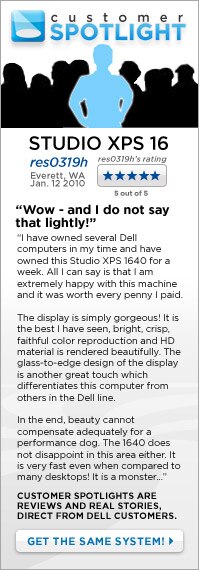 Studio XPS 16 - Customer Spotlight.