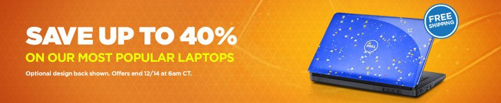 Save up to 40% on our most popular laptops. Offers end 12/4 at 6am CT.