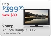 Sharp 42-inch 1080p LCD TV