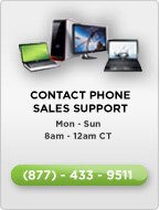 Contact phone Sales Support (877) 465-2968
		