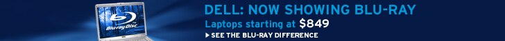 DELL: Now showing Blu-ray laptops starting at $849