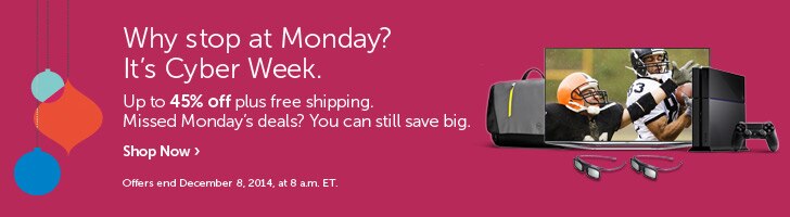 Why stop at Monday? It's Cyber Week.