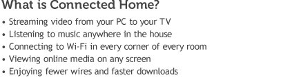 What is Connected Home?