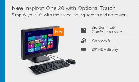 New Inspiron One 20 With Optional Touch