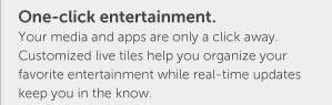 One-click entertainment