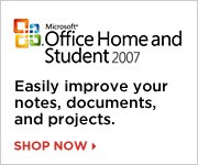 Microsoft Office Home and Student 2007. | Shop Now.