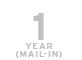 As Selected - 1 Year Included (Mail-In)