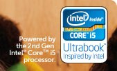 Powered by the 2nd Gen Intel Core i5 processor
