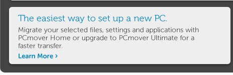 The easiest way to set up a new Pc.