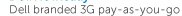 Dell branded 3G pay-as-you-go
