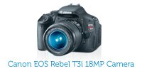 Canon EOS Rebel T3i 18MP Camera