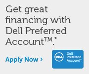 Get great financing with Dell Preferred Account