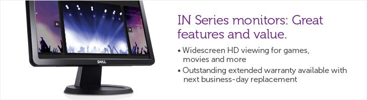 IN Series monitors:Great features and value.