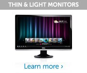 Thin and light monitors