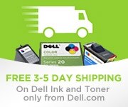 Free 3-5 Day Shipping on Dell Ink and Toner only from Dell.com
