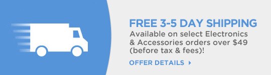 Free 3-5 days shipping