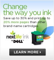 Change the way you ink - Save up to 30% and print up to 20% more pages than other brand-name cartridges | Learn More