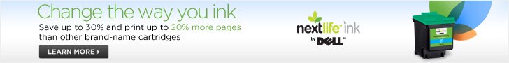 Change the way you ink - Save up to 30% and print up to 20% more pages than other brand-name cartridges | Learn More
