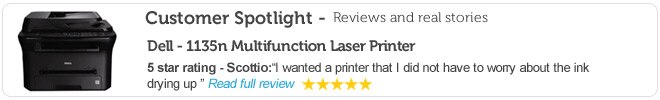 Customer Spotlight Dell-1135n Multifunction Laser Printer