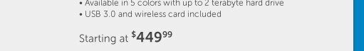 Starting at $449.99