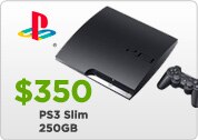 $350 PS3 Slim 250GB