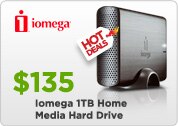 iomega $135 Iomega 1TB Home Media drive. Hot Deals. 