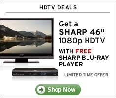 HDTV DEALS - Get a Sharp 46 inch 1080p HDTV with FREE blu-ray player | Shop Now