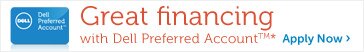 Great financing with Dell Preferred Account
