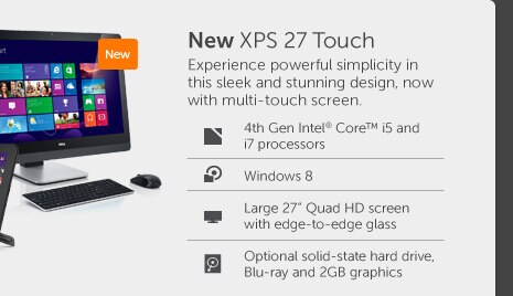 New XPS 27 Touch