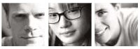 Student Computing Initiative - Image of three students' faces