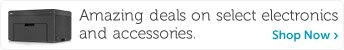 Amazing deals on select electronics and accessories