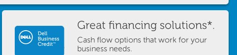 Great financing solutions*
