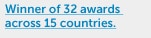 Winner of 32 awards across 15 countries.