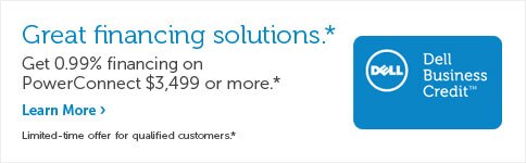 Get 0.99% financing on select PowerConnect PCs $3499 or more.*