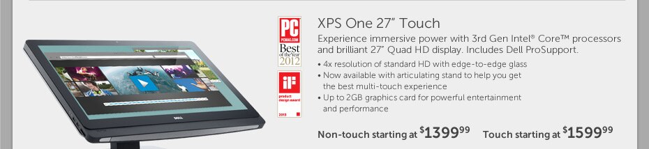 XPS One 27-inch Touch