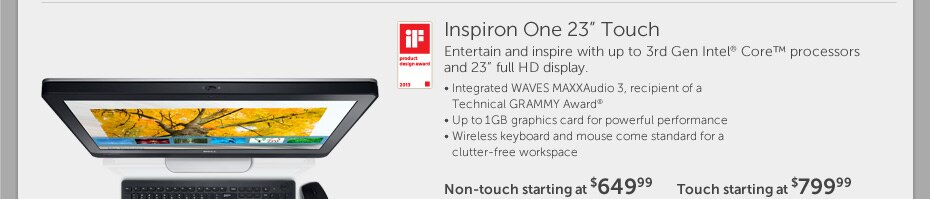 Inspiron One 23-inch Touch