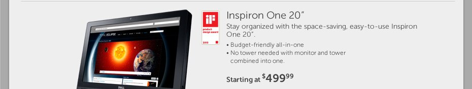 Inspiron One 20-inch
