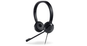سماعة الرأس الاستريو الاحترافية من Dell | طراز UC350 سماعة الرأس الاستريو الاحترافية من Dell | طراز UC350