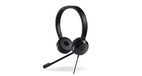 Setul cască-microfon stereo Dell Pro | UC350 Setul cască-microfon stereo Dell Pro | UC350