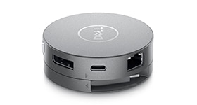 מתאם נייד בחיבור USB-C של Dell | DA310 מתאם נייד בחיבור USB-C של Dell | DA310