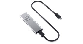 כונן SSD נייד של Dell, USB-C בנפח 250 גיגה-בתים כונן SSD נייד של Dell, USB-C בנפח 250 גיגה-בתים
