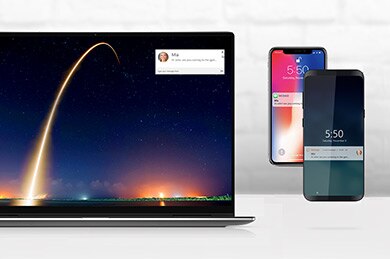 אחד את ההתקנים שלך עם Dell Mobile Connect אחד את ההתקנים שלך עם Dell Mobile Connect