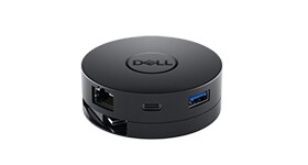 Adaptador móvil USB-C de Dell | DA300 Adaptador móvil USB-C de Dell | DA300