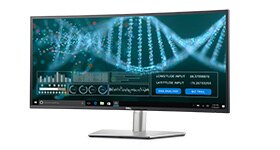 צג רכזת USB-C מקומר מסוג UltraSharp בגודל 34 אינץ' של Dell | U3421WE צג רכזת USB-C מקומר מסוג UltraSharp בגודל 34 אינץ' של Dell | U3421WE