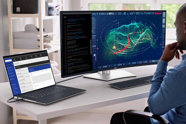 U4025QW Ultrasharp 40-inch Monitor Lifestyle Image