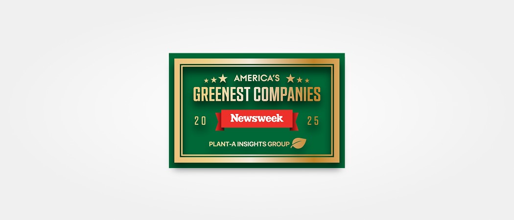 Newsweek America's Greenest Companies 2025 badge