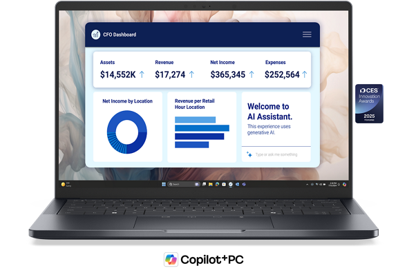 View Dell Pro 14 Premium Laptop with CoPilot+ PC logo