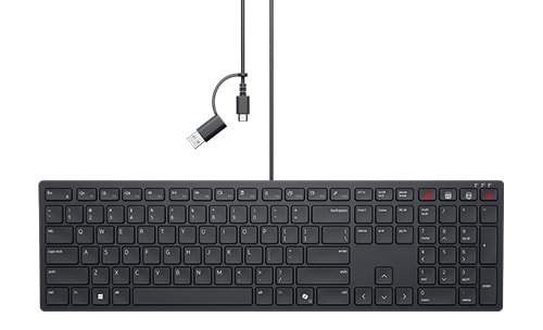 Dell Pro有線コラボレーション キーボード - KB525C - 日本語 Dell Pro有線コラボレーション キーボード - KB525C - 日本語